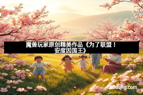 魔兽玩家原创精美作品《为了联盟!安度因国王》